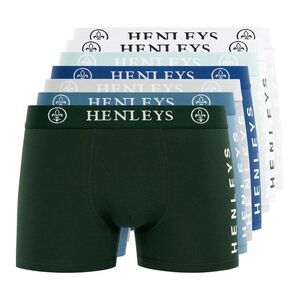 Henleys Mens Mactyme Boxer Shorts (Pack of 7) / Multicolored